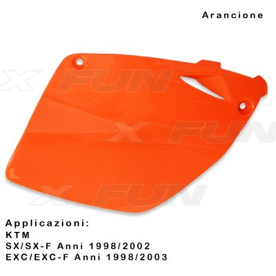 Plaques laterales KTM EXC/EXC-F
