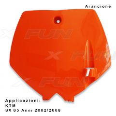 Front number plate KTM SX/SX-F