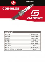 Bougies Moto GAS GAS