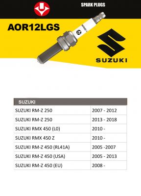 Boujias de Moto Suzuki
